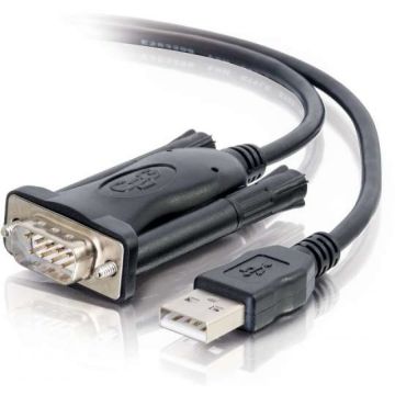 C2G Serial RS232 Adapter Cable - USB  seriële kabel