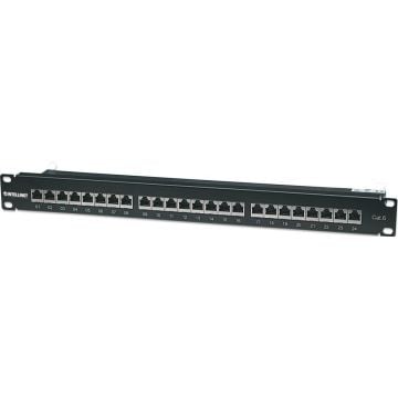Intellinet Patchpanel 1HE 24-Port Cat6 FTP zw