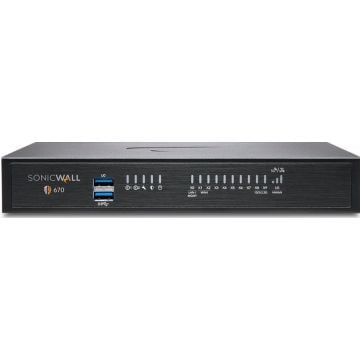 SONICWALL TZ670 WITH 8X5 SUPPORT 1YR