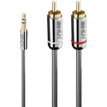 Lindy Audiokabel an Phono 3.5mm Cromo line 3m