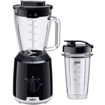 Blender PowerBlend 1 600w 1.25ltr 2 snelheden + Ice-crush/pulse Glas