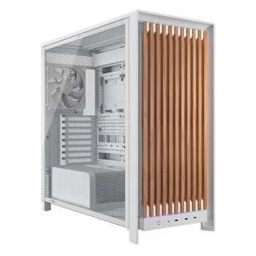Corsair FRAME 5000D Wood RS White - Behuizing