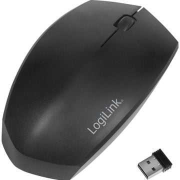 LogiLink muis Bluetooth 4.2 + radio 2,4 GHz, dual-Modus black