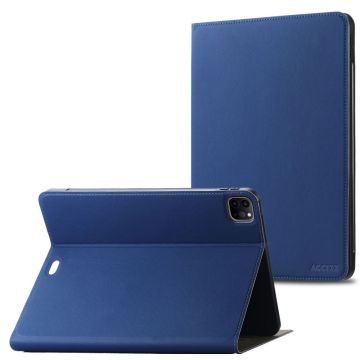 Accezz Classic Tablet Case iPad Pro 12.9 (2022) / Pro 12.9 (2021) / Pro 12.9 (2020) - Donkerblauw