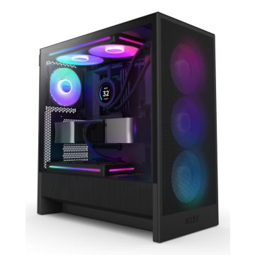 NZXT H5 Flow RGB (2024) Black - Behuizing