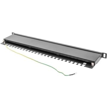 LANBERG ICT Patch Panel 24 ANSCHLUSS 0.5U 19ô KAT.5E FTP