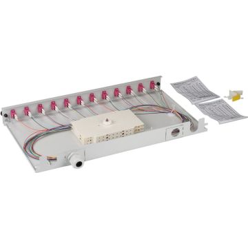 EFB Spleißbox LC 50/125Á OM4 ausziehbar, 48Pigtails abgesetz