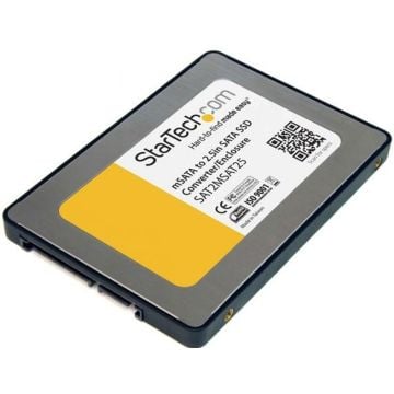 StarTech.com 2,5 inch SATA naar Mini SATA SSD Adapter Behuizing - Storage enclosure
