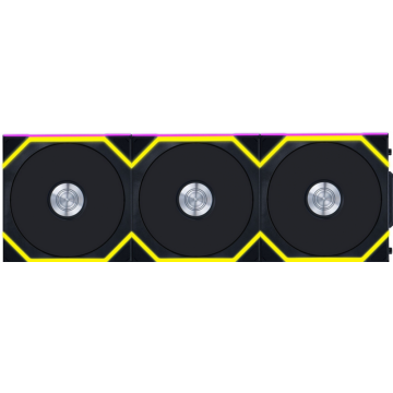 Lian Li UNI FAN SL Wireless Reverse Blade Black 3-pack - Ventilator