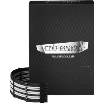 Cablemod PRO ModMesh C-Series RMi & RMx Cable Kit - zwart/wit