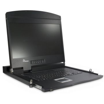 Inter-Tech IPC 19"" LED KVM AS-9108 DLS,DVI 8 Port retail