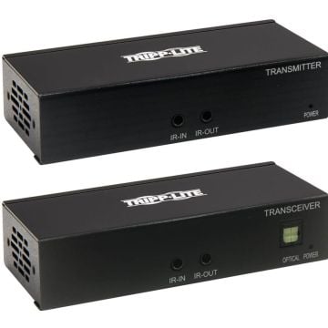 Eaton Tripp Lite Series HDMI over Cat6 Extender Kit, Transmitter and Receiver with Repeater, 4K 60Hz, 4:4:4, IR, HDR, PoC, 70 m., TAA - Videoaudio-uitbreider