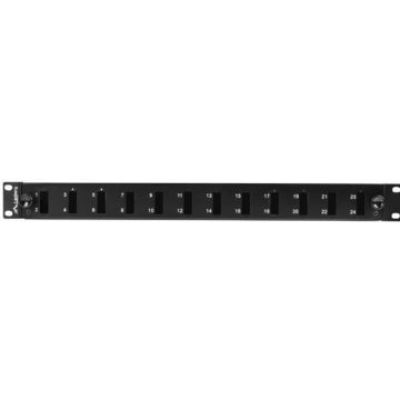 Lanberg 19" 1U FIBER PATCH PANEL 12XSC DUPLEX / 12XLC QUAD B