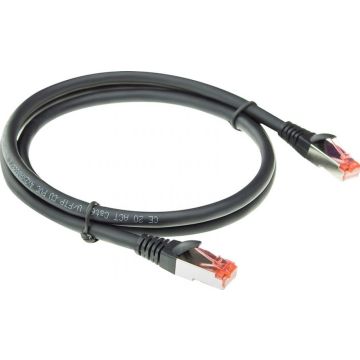 CAT6A U/FTP PVC FLEX BK 2.0M. 1 stk