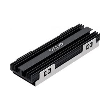 Gelid Solutions HS-M2-SSD-21, Aluminium, Zwart, 72 mm, 23 mm, 10 mm, 28 g
