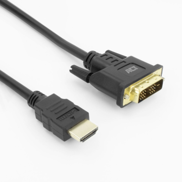 ACT AK3734 - HDMI-A male naar DVI-D male Adapterkabel