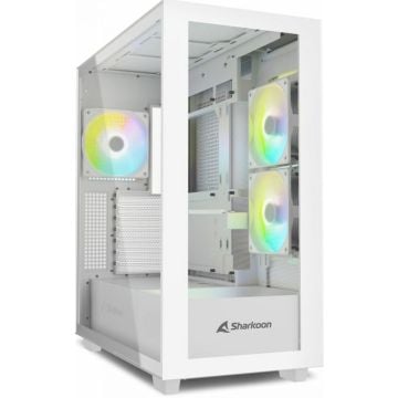 Sharkoon Rebel C60 White - Midtowermodel
