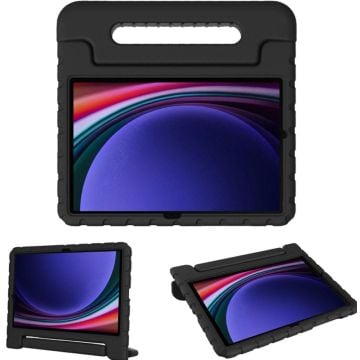 Accezz Kidsproof Backcover met handvat Samsung Galaxy Tab S9 11.0 inch / Tab S9 FE 10.9 inch - Zwart