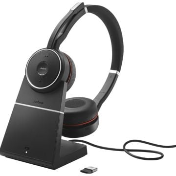 Jabra Evolve 75SE UC Stereo + Stand - Bluetooth Headset
