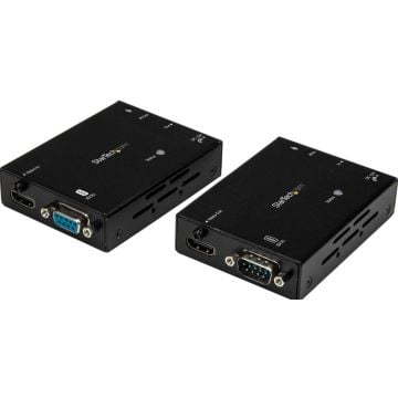 StarTech.com HDMI over CAT56 Extender met IR en Serial, Verlenging to 70m, HDBaseT Gecertificeerd, HDMI Extender, IR Extender, HDMI Booster (ST121HDBTL) - Videoaudioinfrarodeseriëlenetwerkuitbreider