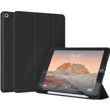Accezz Smart Silicone Bookcase iPad 6 (2018) 9.7 inch / iPad 5 (2017) 9.7 inch - Zwart