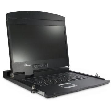 Inter-Tech IPC 19"" LCD KVM AS-9100 ULS, VGA 1 Port