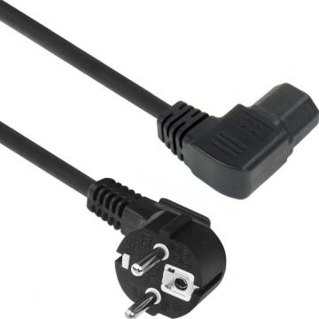 PWRCORD CEE7/7-C15 L ANG 1.50M. 1 stk
