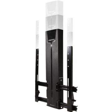 Ergotron - Bevestigingskit (2 kantelbeugels, montagesjabloon, hefmodule met laag profiel, kabelbeheerhardware)