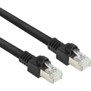 CAT7 S/FTP PUR BLACK 15.00M. 1 stk