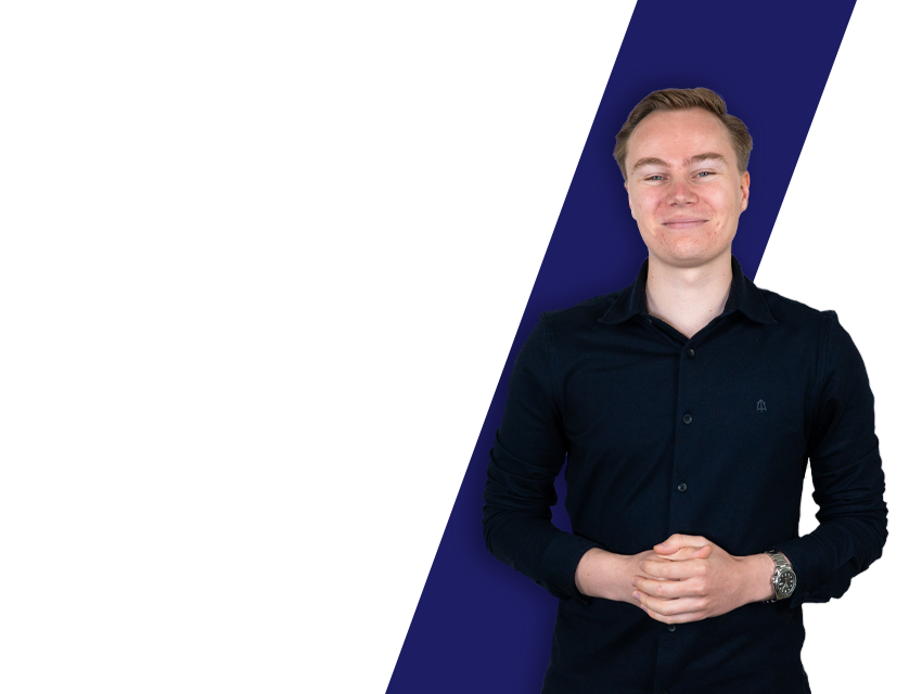 Portret van Hugo, Vendor Marketeer